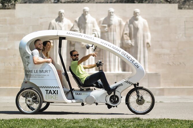The Highlights Tour in a TaxiBike: Geneva - Logistics and Meeting Point