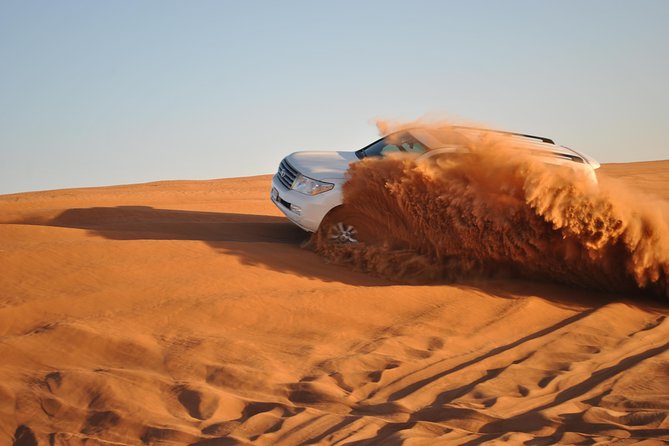 Thrilling Desert Safari Dubai, Sand Surf, Optional Camp Dinner - Sand Surfing on Thrilling Sand Dunes