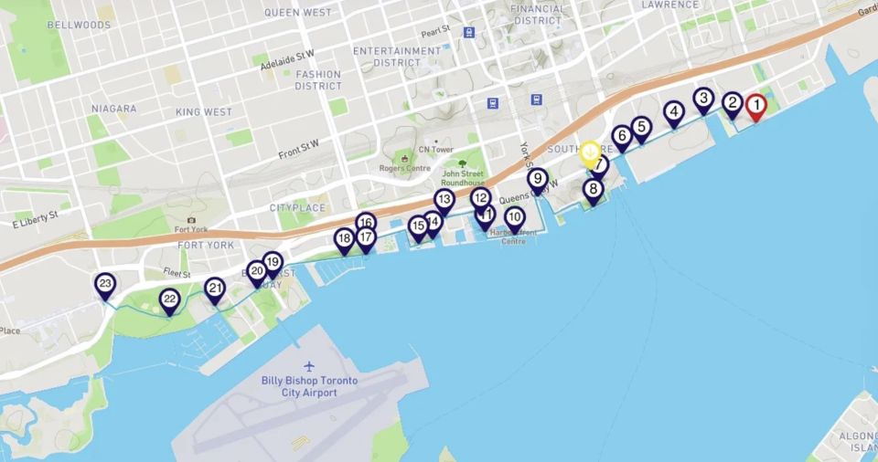 Toronto's Waterfront: Smartphone Audio Walking Tour - Experience Highlights