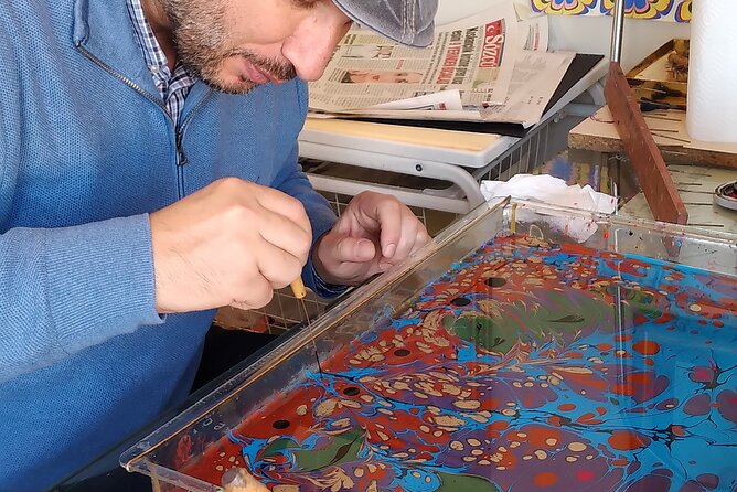 Turkish Private Marbling Paper Art Workshop - Ebru Techniques and Patterns