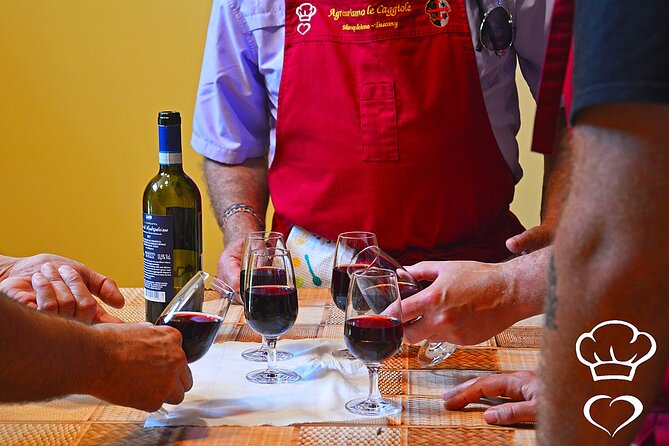 Tuscan Cooking Class -Traditional Pasta Menu - Tuscan Wine Pairing