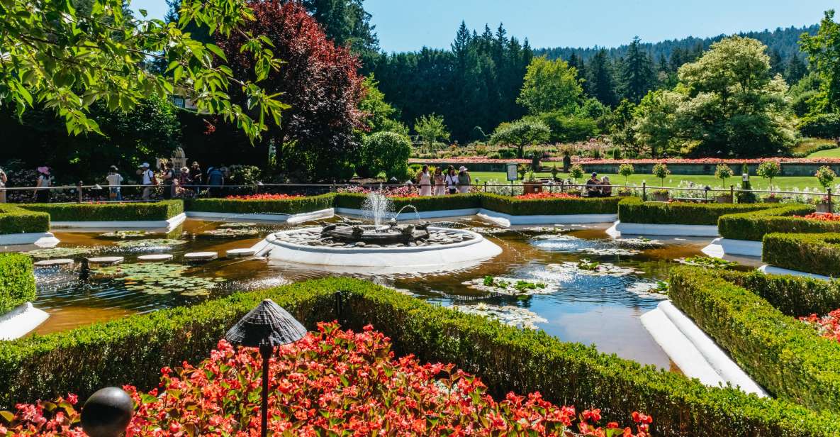 Vancouver to Victoria and Butchart Gardens - Booking and Reservation Details