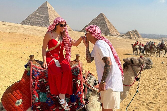 VIP Tour Private Giza Pyramids Memphis City Sakkara Camel Lunch - Booking Details