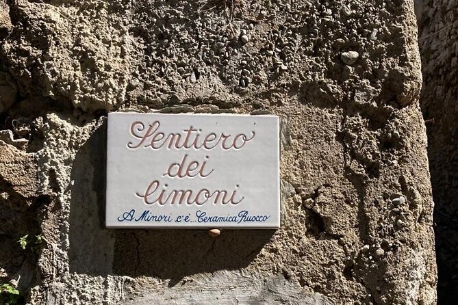 Walking Tour From Minori to Maiori Along the Path of the Lemons - Starting Point: Minori