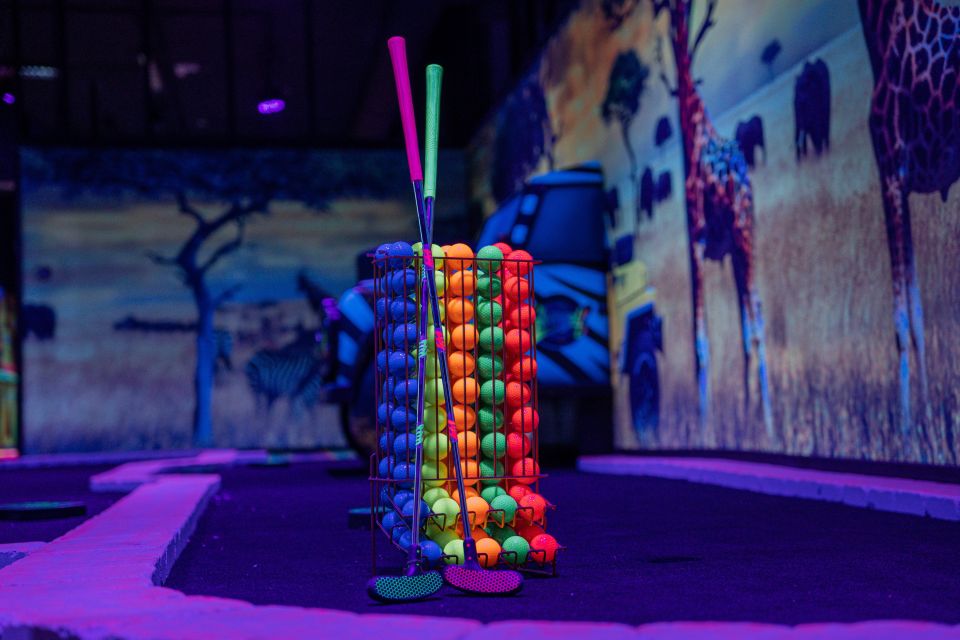 Woop! Glow Golf: Ljubljana Btc City - Neon Mini Golf Adventure