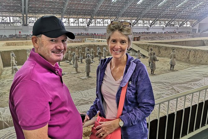 Xian Mini Group Day Tour: Terracotta Army, Pagoda, Muslim Bazaar - Terracotta Army Visit