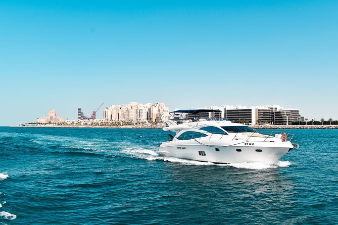 Yacht Trip Dubai : Book 56 Ft Premium Yacht up to 21 People - Duration and Cancellation Policy