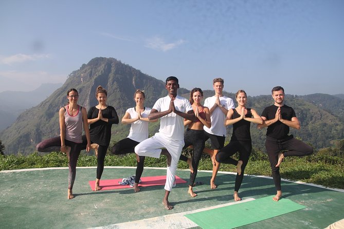 Yoga Near Little Adams Peak With Sunrise . - Benefits of Practicing Yoga Outdoors