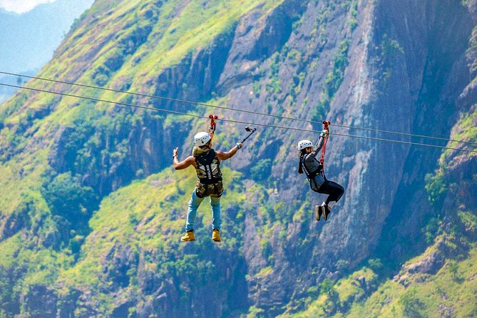 Zip-Lining From Ella - Soaring Above Mountains and Waterfalls