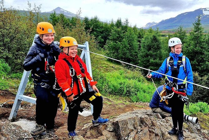 Zipline Adventure Through Glerárgil River Canyon in Akureyri Town - Inclusions