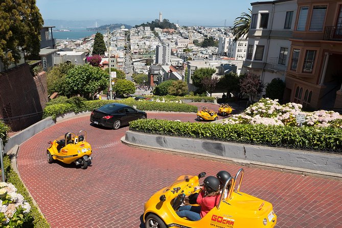 2HR Golden Gate Bridge and Lombard Loop GoCar Tour - Tour Highlights