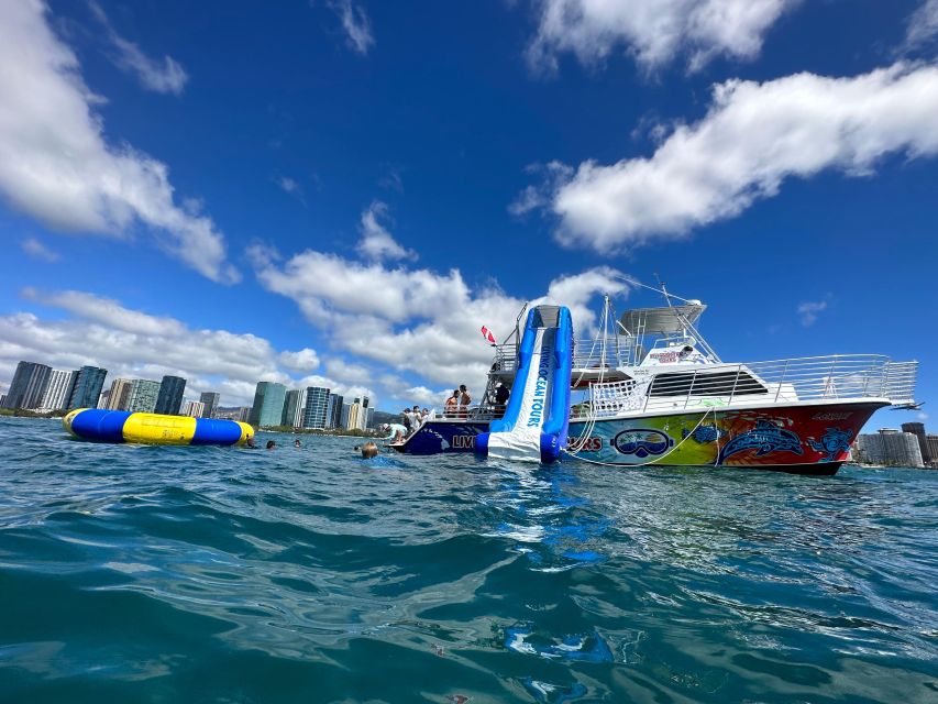 3 Hour Waikiki Waterslide and Ocean Playground Cruise - Key Points