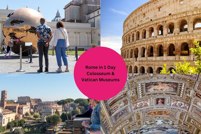 1-Day Rome: Vatican & Colosseum Tour - Booking Details