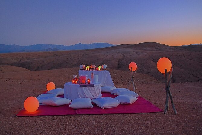 Agafay Desert : Camel Ride,Quad Biking, and Dinner & Show - Booking Information