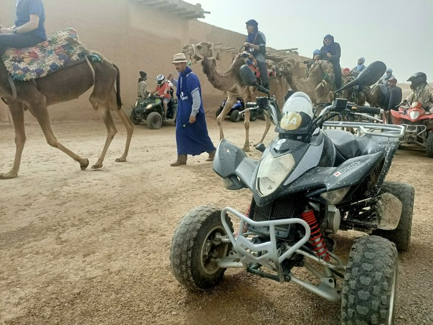 Agafay Desert Sunset Camel Ride Experience With Dinner - Restrictions and Amenities