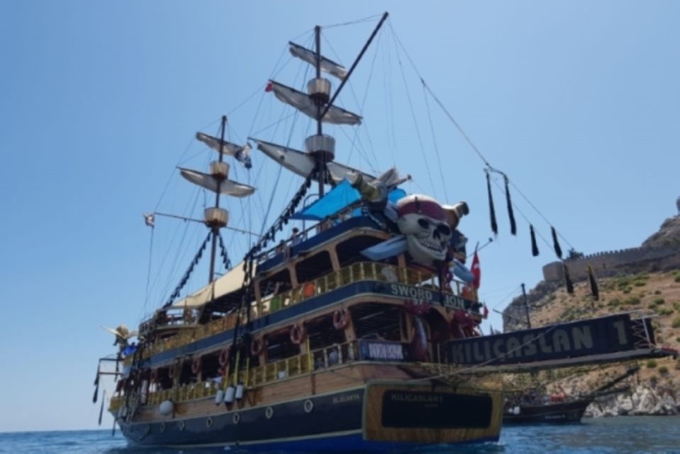 Alanya Pirate Boat: Full-Day With Meals & Swims! - Journey Highlights