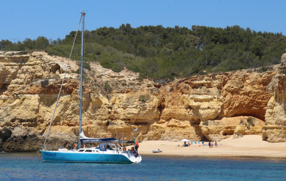 Albufeira: Sailing Boat Cruise With Beach BBQ - Booking Options