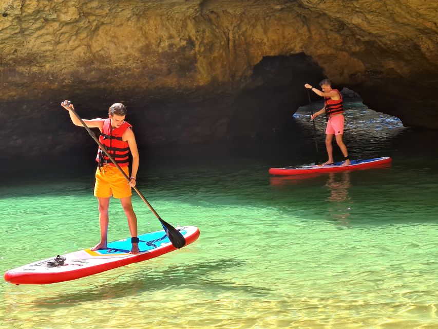 Albufeira: Stand Up Paddle Lesson and Coastal Tour - Tour Description