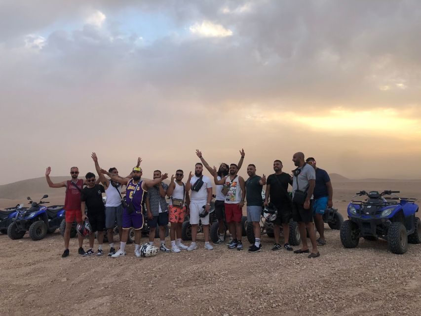 All-Inclusive Quad Adventure and Dinner in Agafay Desert - Equipment and Guides