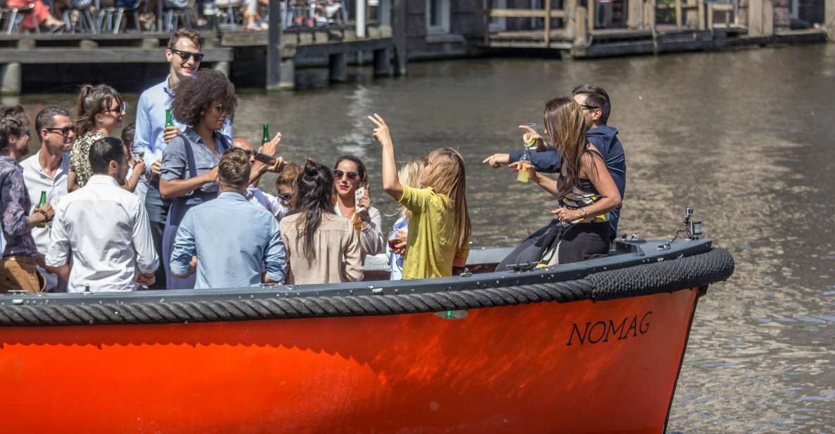 Amsterdam: Private Prosecco Canal Cruise Tour