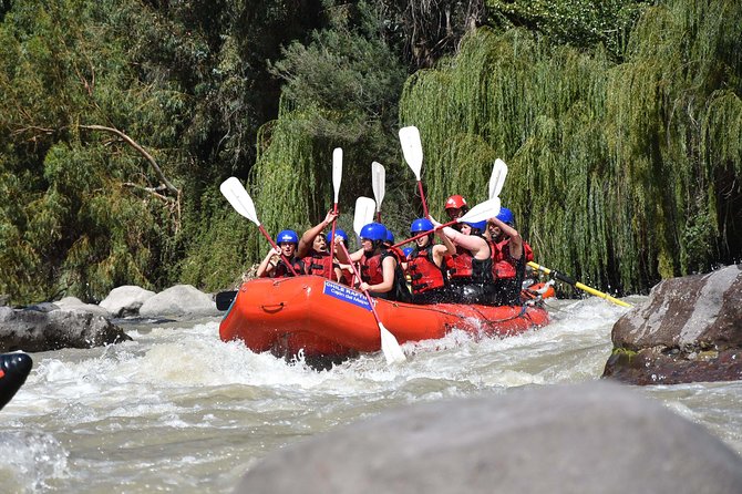 Andes Whitewater Rafting Adventure Plus Winery Tour and Tasting - Cancellation Policy