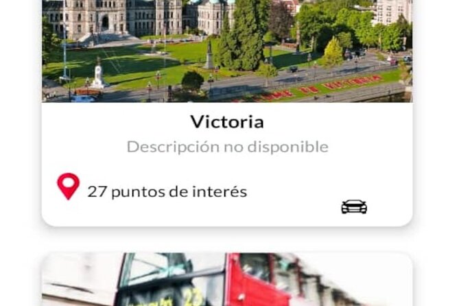 APP Self-Guided Routes Victoria With Audio Guide - Booking Process and Guarantee