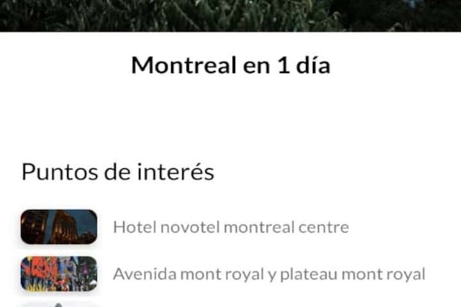 APP Self-Guided Tours Montreal With Audioguide - Common questions