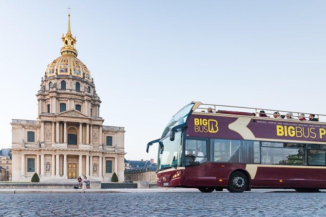 Arc De Triomphe Self-Guided Ticket & Big Bus Hop-On Hop-Off - Logistics