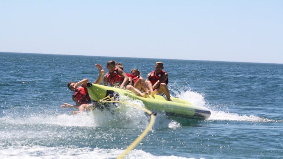Armação De Pêra: Banana Boat Inflatable Ride - Booking Information