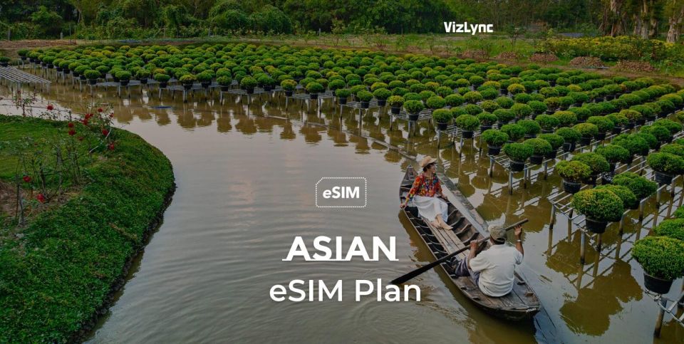 Asia Travel Esim Plan for 8 Days With 6GB High Speed Data - Country Coverage