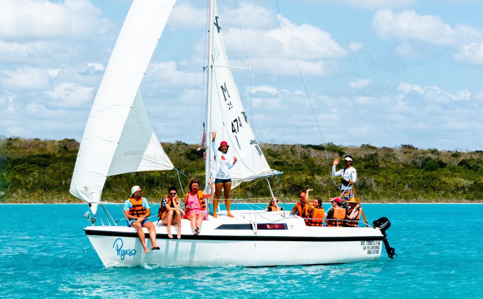 Bacalar: Group Sailing Trip With Swimming and Drinks - Activity Description