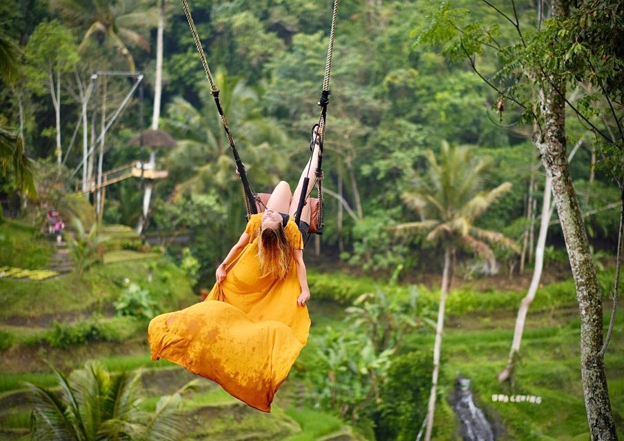 Bali: Kanto Lampo Waterfall, Swing & Monkey Forest Day-Trip - Tour Description and Inclusions