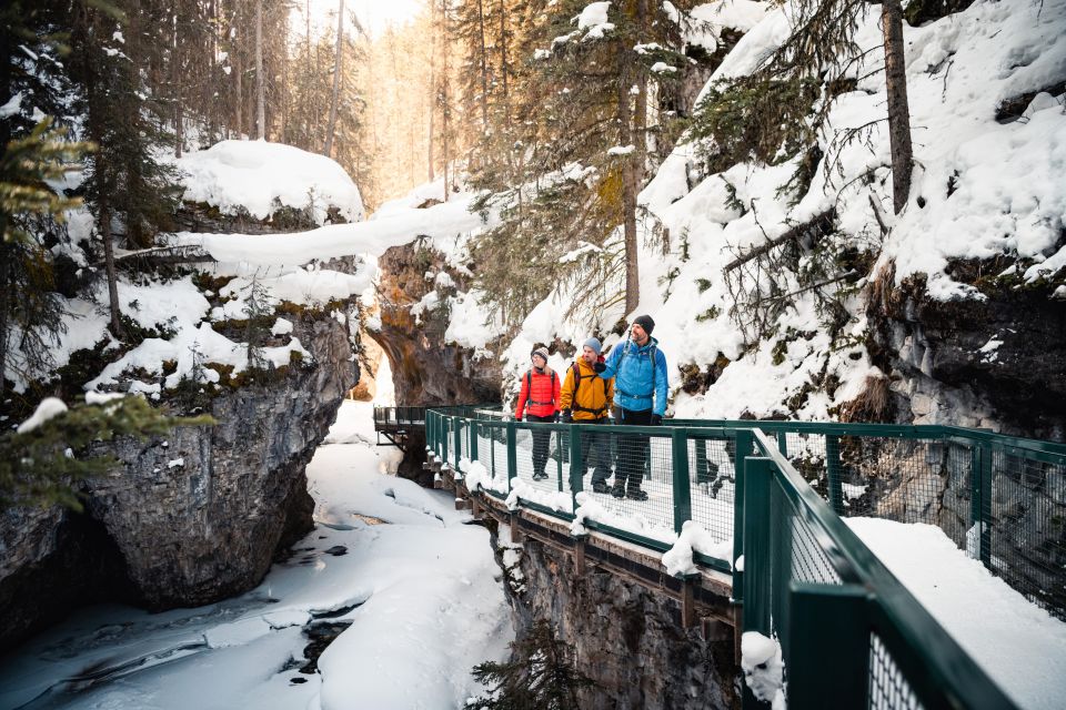 Banff: Morning or Afternoon Johnston Canyon Icewalk - Pickup Location and Requirements