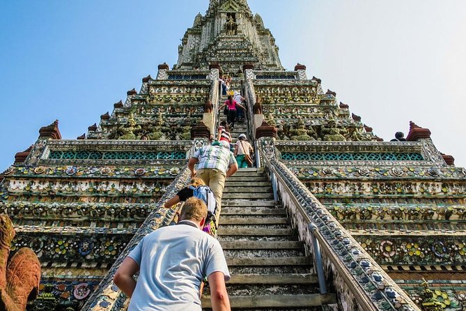 Bangkok Famous Three Temples Tour: Wat Pho, Wat Traimit, Wat Arun - Temple 3: Wat Arun