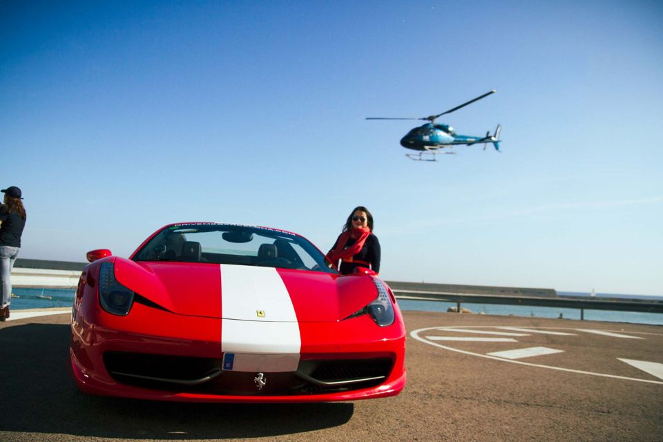 Barcelona: Ferrari Driving and Helicopter Experience - Full Description
