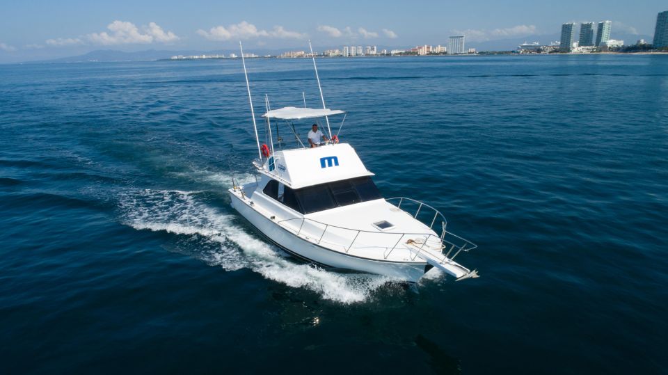 Bertram 38' Convertible Boat in Puerto & Nuevo Vallarta - Highlights and Crew Services