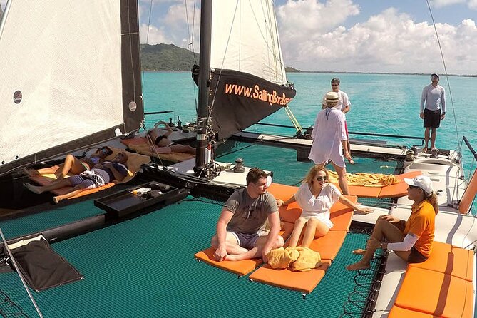 Bora Bora Half-Day Catamaran Sailing, Snorkeling and Floating Bar Experience - Activities Included