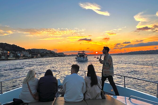 Bosphorus Sunset Yacht Cruise With Refreshment and Guide - Host Interaction