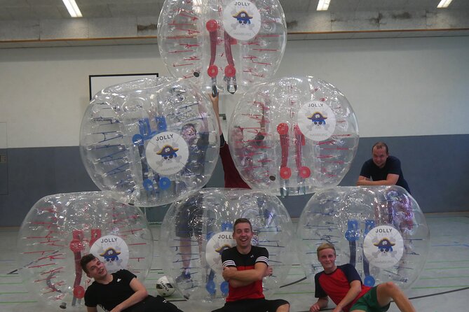 Bubble Soccer in the Center of Hamburg With Beer / Champagne - Expectations and Requirements