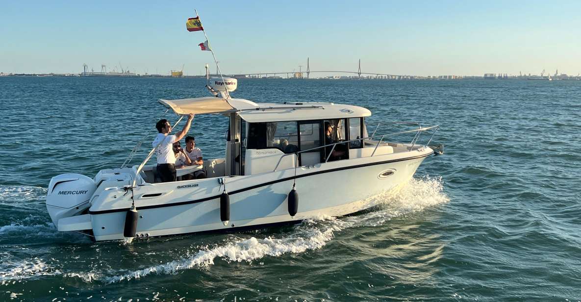 Cadiz Bay: 3 Hours Tour in a Private Boat in the Cadiz Bay - Full Tour Description