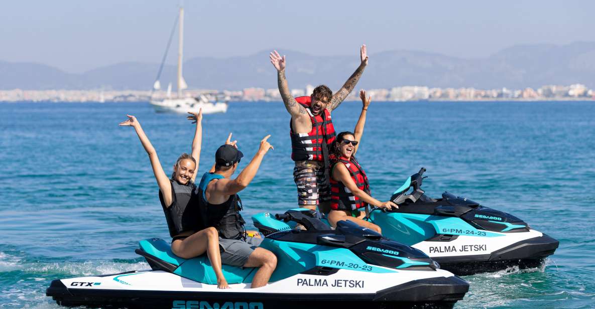 Calanova: Doble Jet Ski Excursion With Guide - Full Description