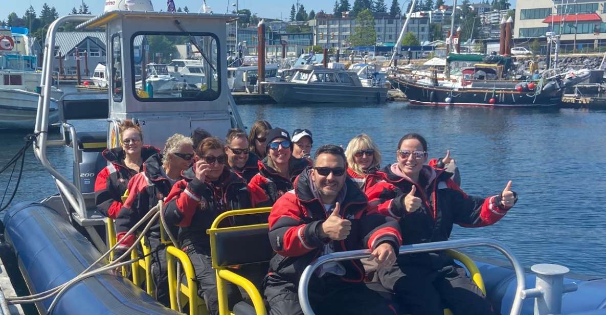 Campbell River: Whale Watching Zodiac Boat Tour With Lunch - Full Experience Description