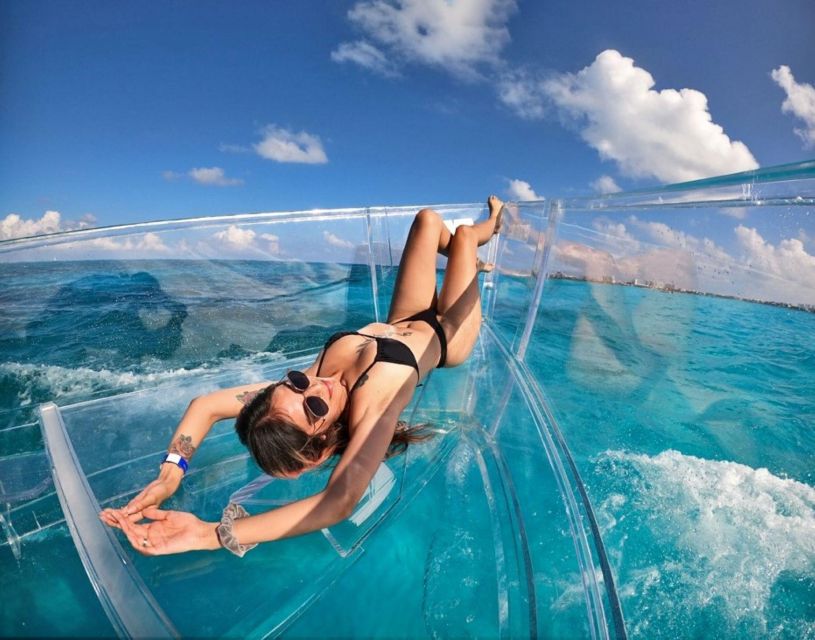 Cancun: Glass Bottom Boat Ride With Drinks - Full Description