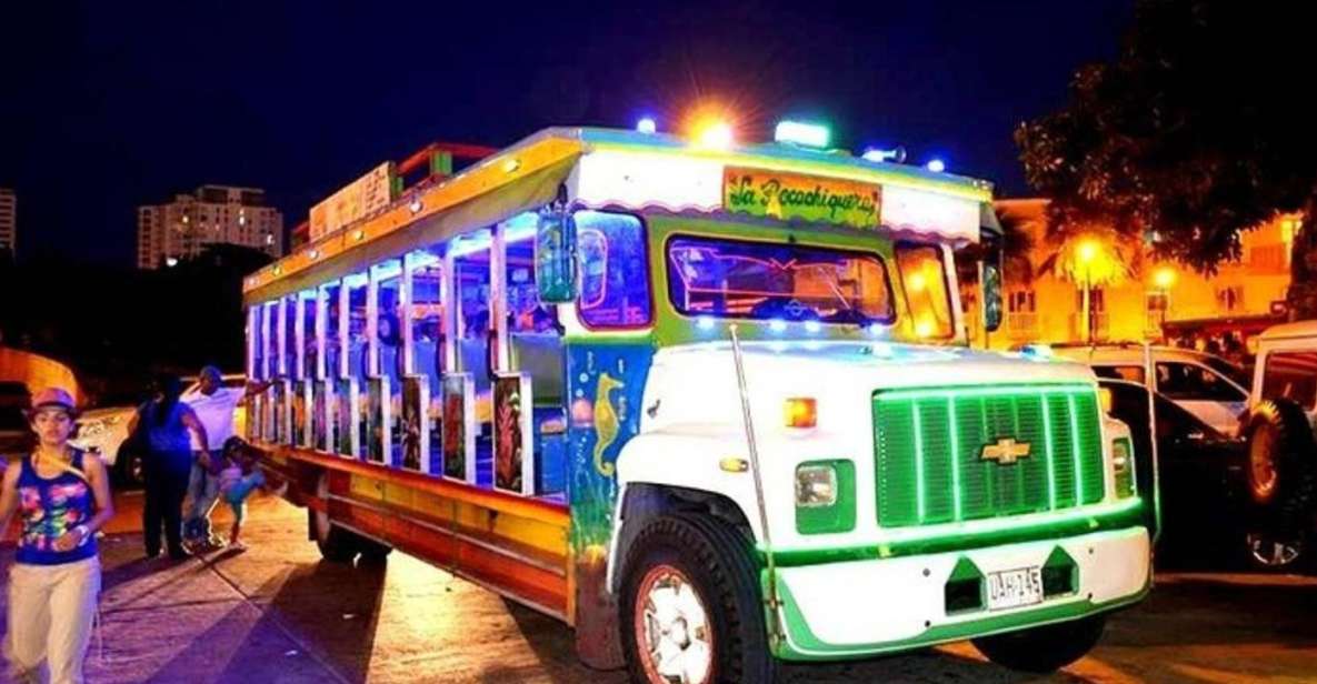 Cartagena: Party Bus Tour Around the City - Itinerary