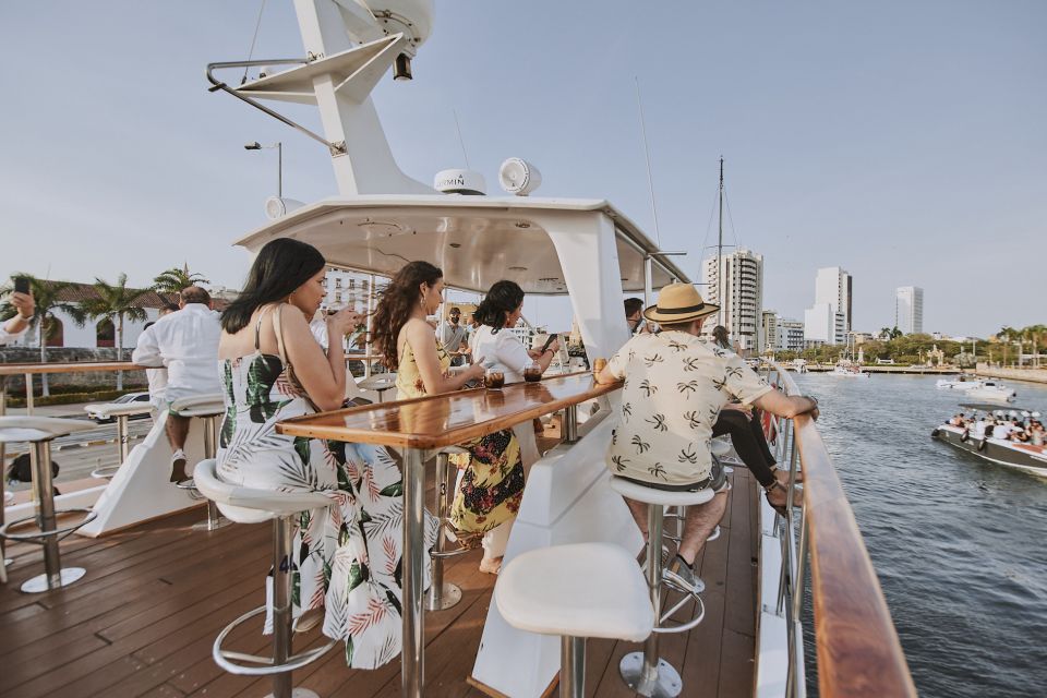 Cartagena: Sunset Cruise With Open Bar - Full Description