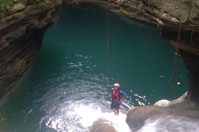 Cebu Oslob Whale Sharks and Sumilon Island Kawasan Falls Canyoneering - Exhilarating Nature Exploration