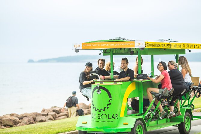 Charlottetown Pedal Pub Crawl Along the Waterfront on a Solar-Powered Pedal Bus! - Feedback