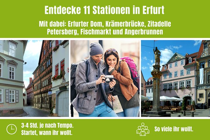 City Game Scavenger Hunt Erfurt - Independent City Tour I Discovery Tour - Pricing Information