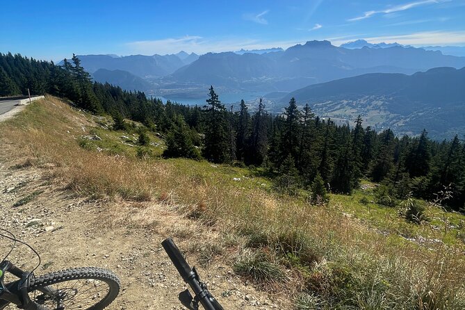 Descent of the Semnoz by Enduro Mountain Bike - Enjoying the Descent