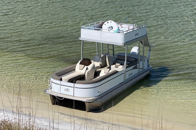 Destin- Private Chartered Slide Pontoon Boat-Up to 6 Guests - Inclusions and Extras